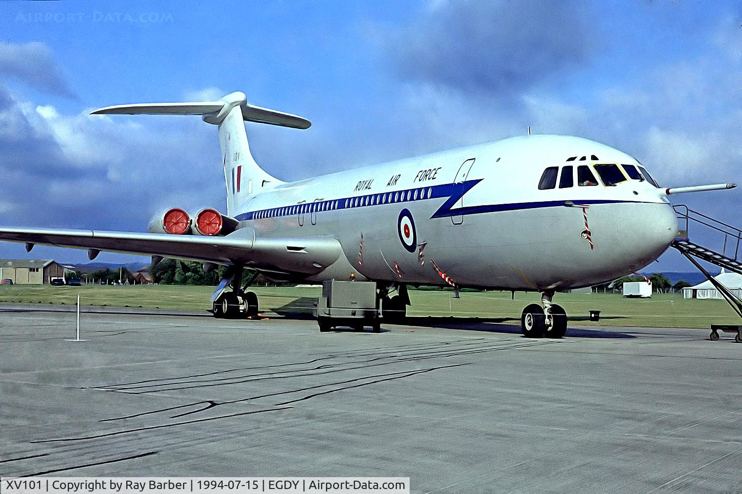 XV101, 1967 Vickers VC10 C.1K C/N 831, XV101   Vickers VC-10 C.1K [831] (Royal Air Force) RNAS Yeovilton~G @ 15/07/1994
