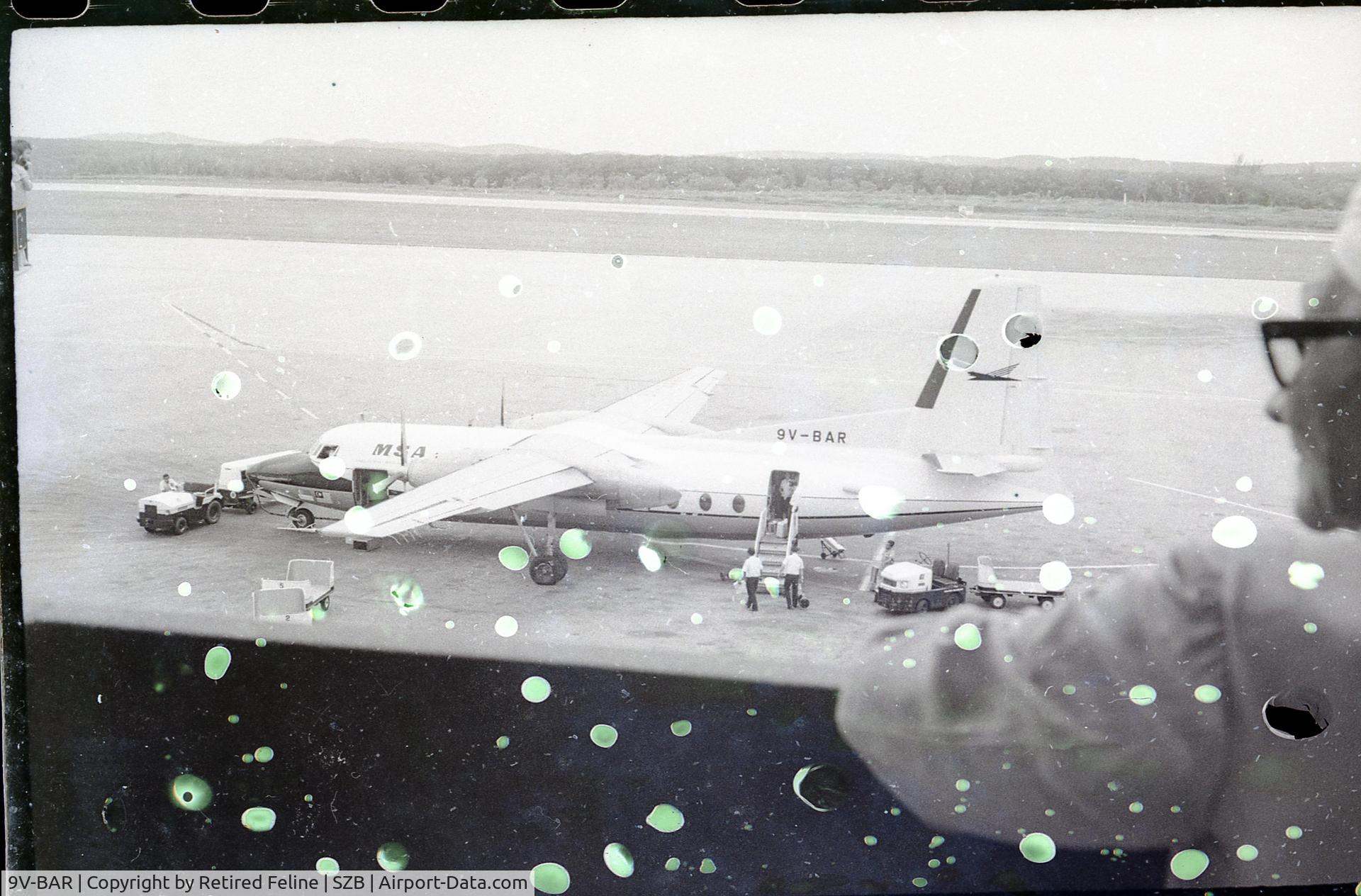 9V-BAR, 1963 Fokker F-27-200 Friendship C/N 10233, Discovered in my photos of a farewell for friends.