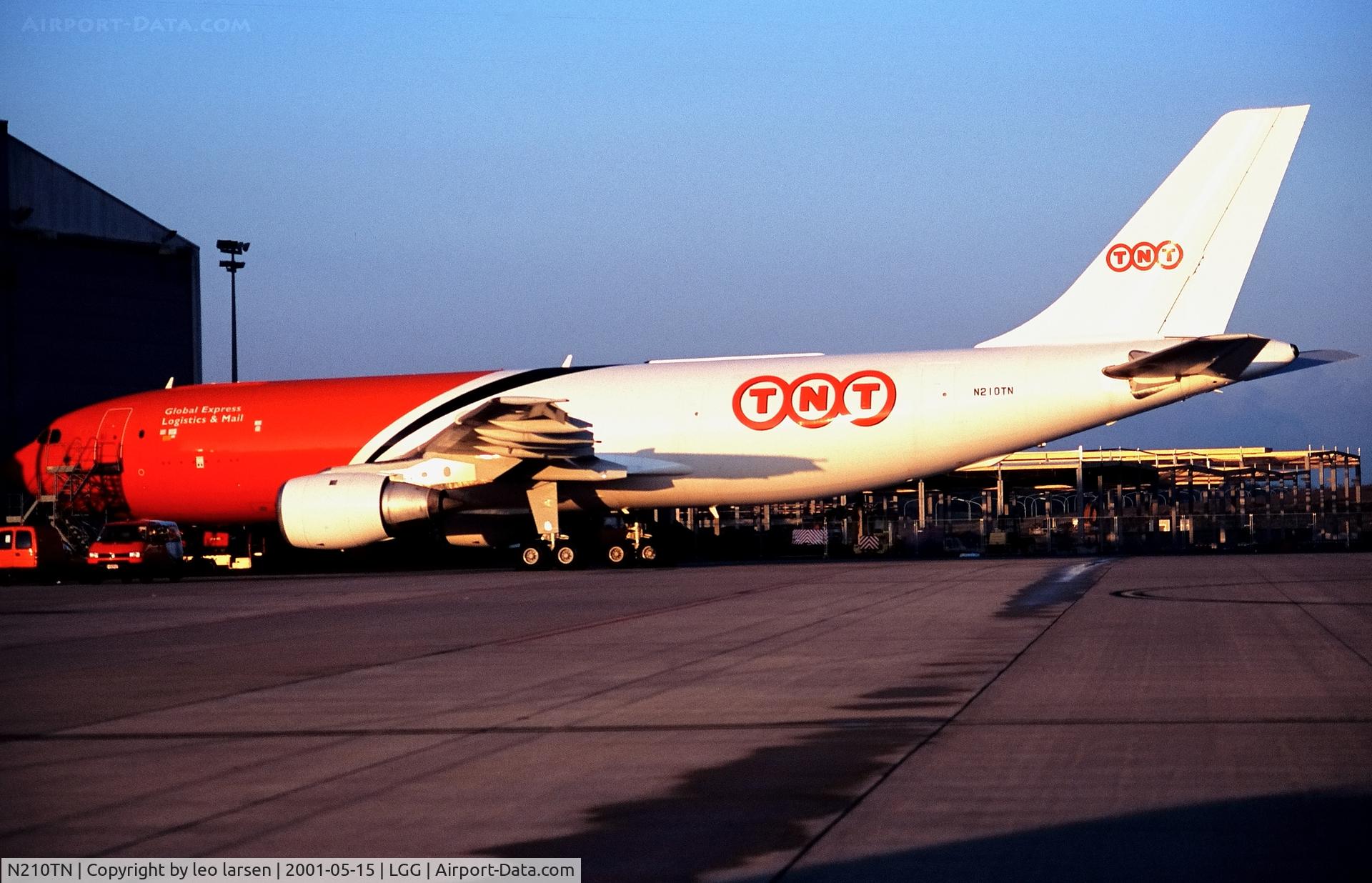 N210TN, 1982 Airbus A300B4-203 C/N 210, Liege 15.5.2001