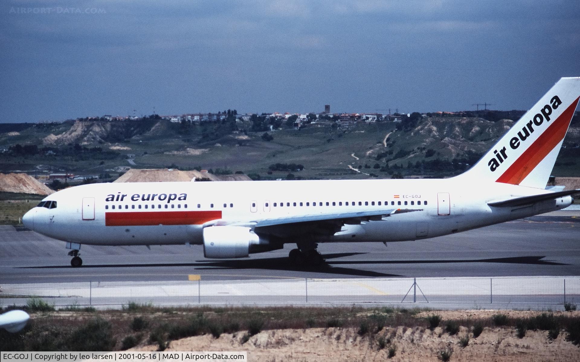 EC-GOJ, 1985 Boeing 767-204 C/N 23072, Madrid 16.5.2001
