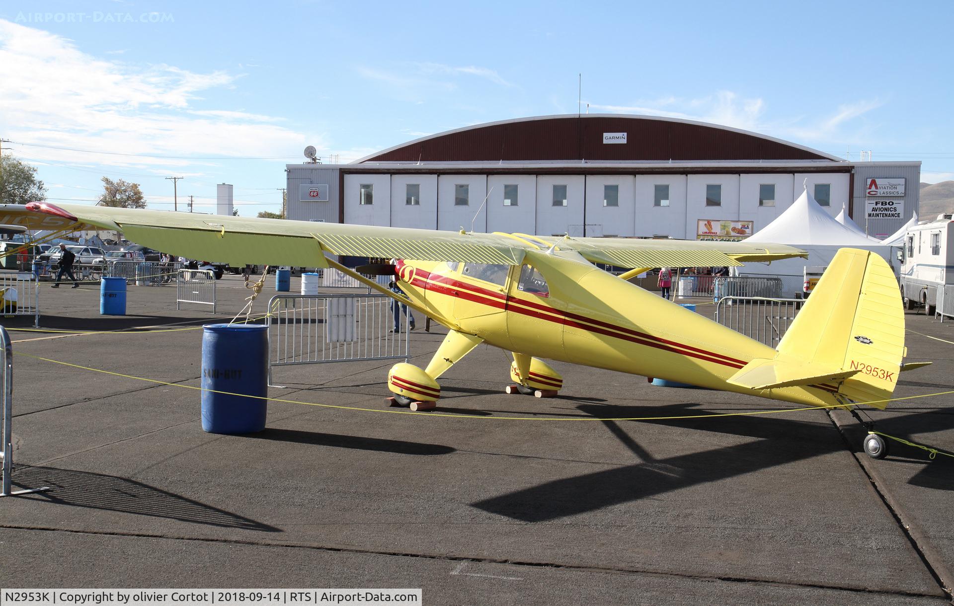 N2953K, 1947 Luscombe 8E Silvaire C/N 5680, Reno static display