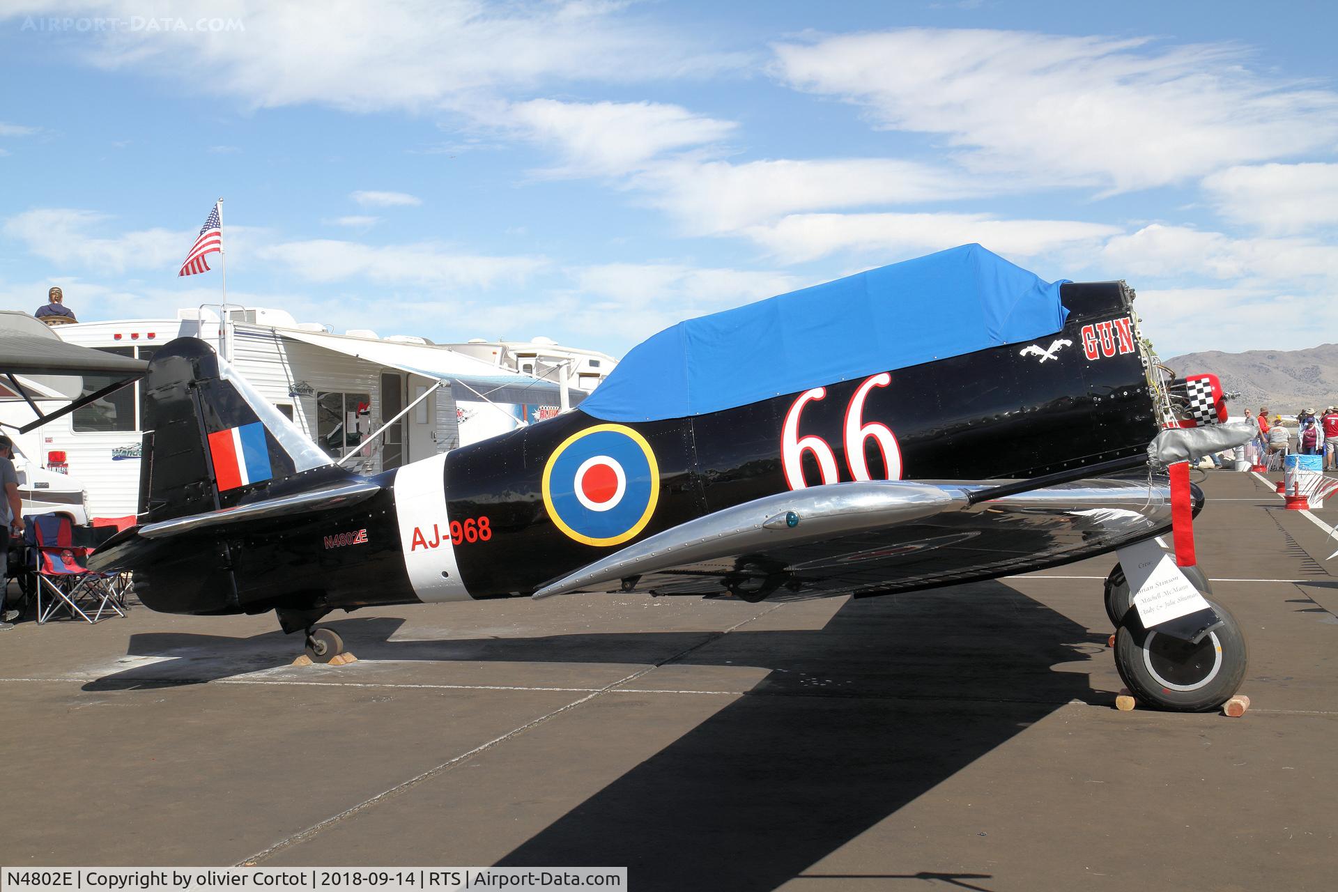 N4802E, 1961 North American AT-6A Texan C/N AJ-968, 2018 air races