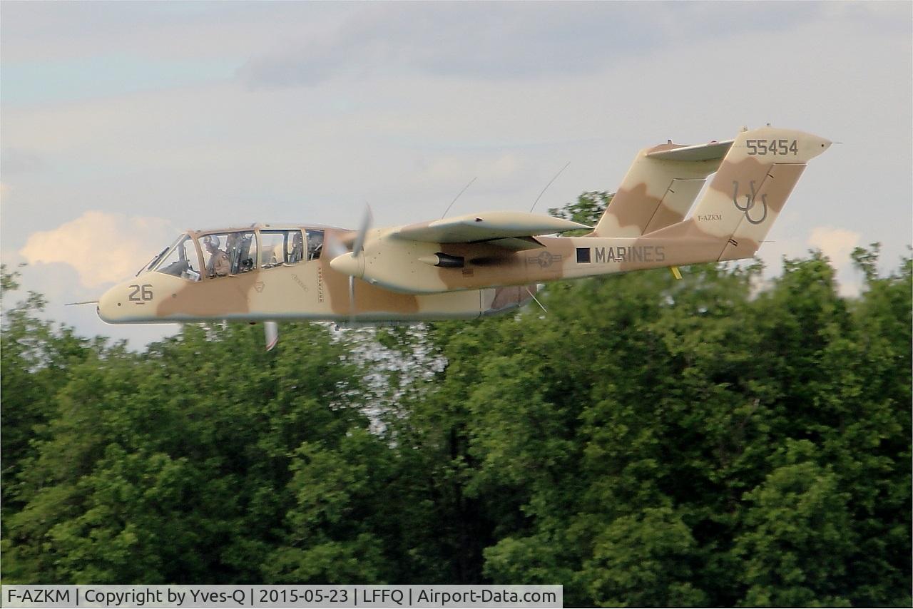F-AZKM, 1971 North American OV-10B Bronco C/N 338-9 (305-65), North American OV-10B Bronco, On display, La Ferté-Alais (LFFQ) air show 2015