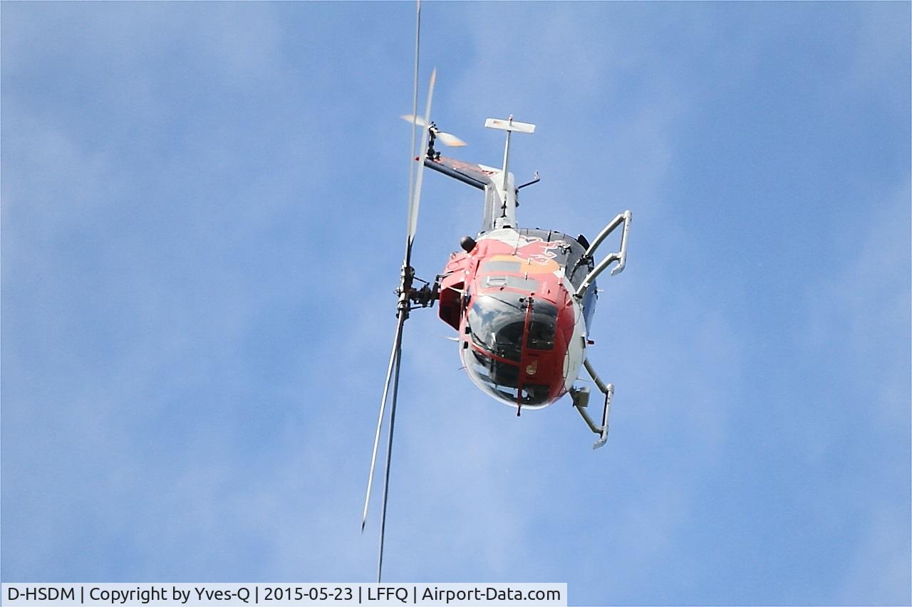 D-HSDM, MBB Bo-105CB C/N S-126, MBB Bo-105CB, On display, La Ferté-Alais airfield (LFFQ) Airshow 2015