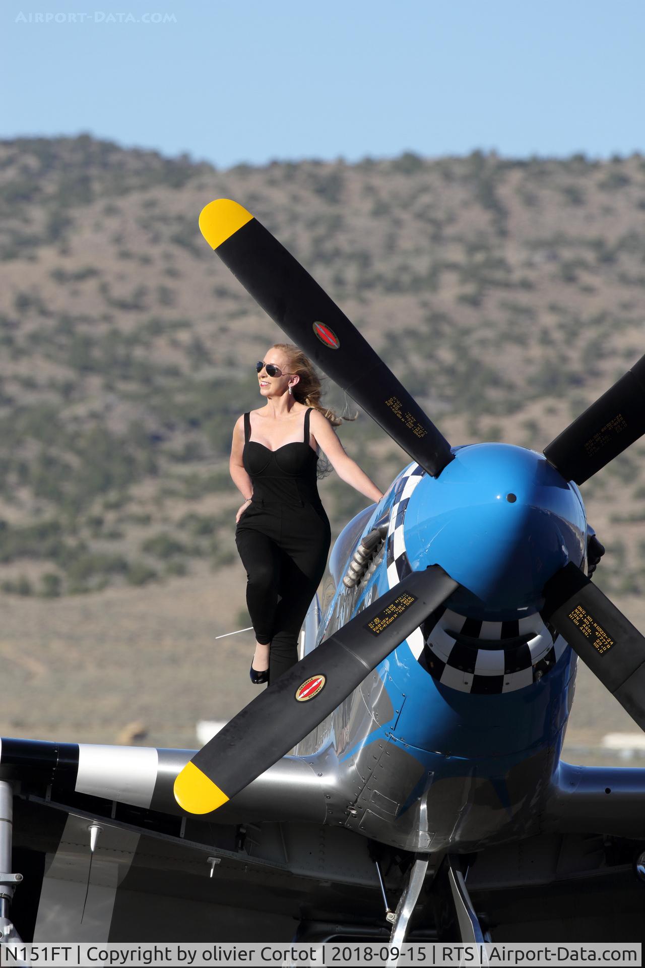 N151FT, 1945 North American P-51D Mustang C/N 44-74506, Pin-up plane, Reno 2018