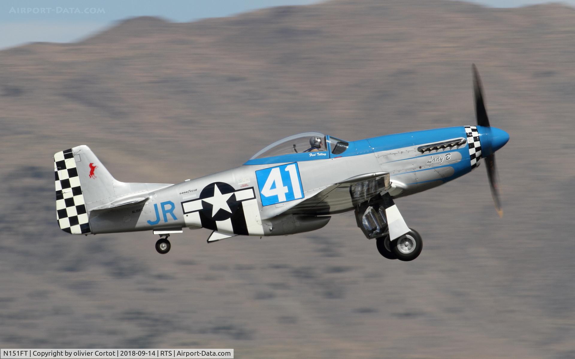 N151FT, 1945 North American P-51D Mustang C/N 44-74506, 2018 air races