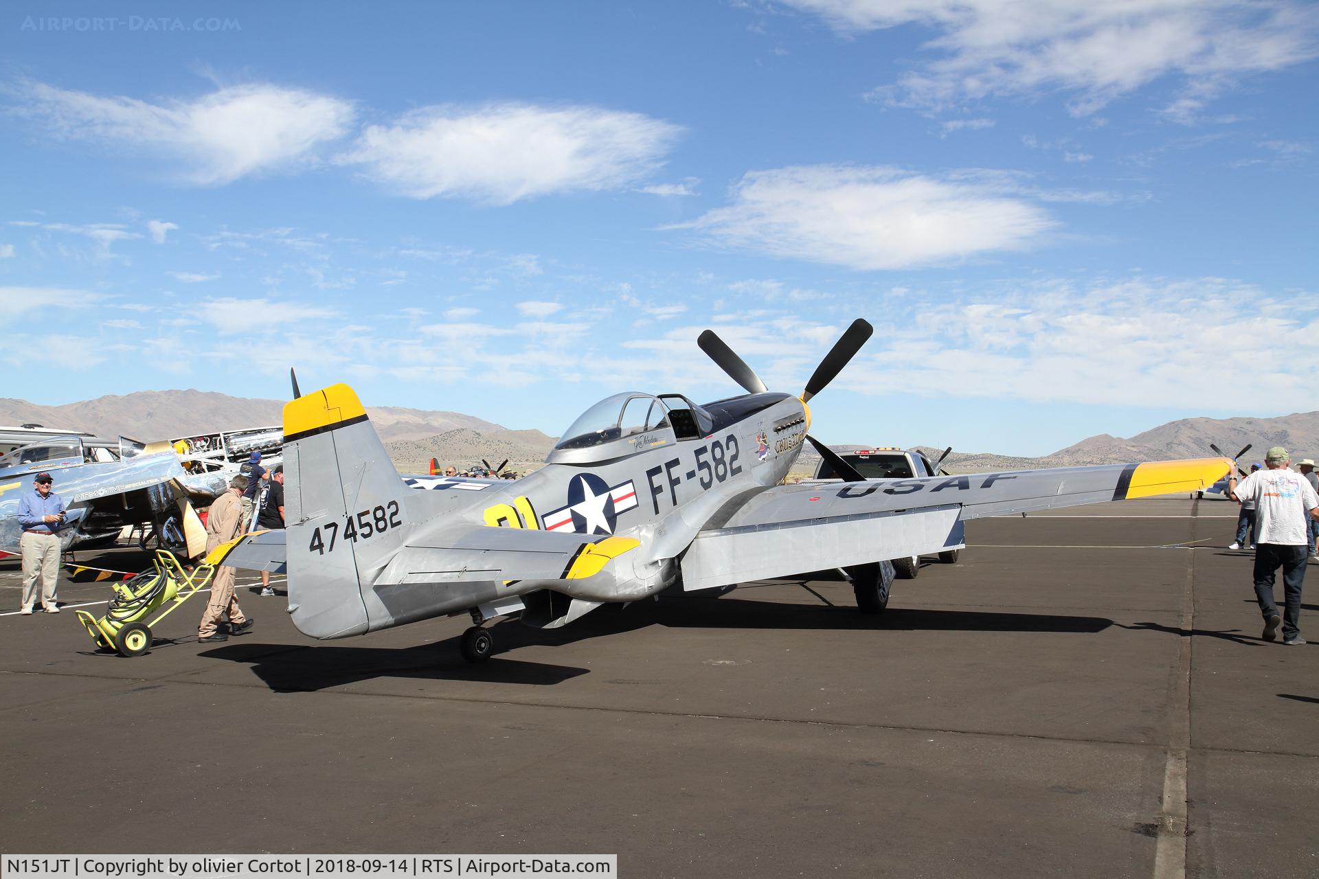 N151JT, 1944 North American P-51D Mustang C/N 122-31303, 2018 air races