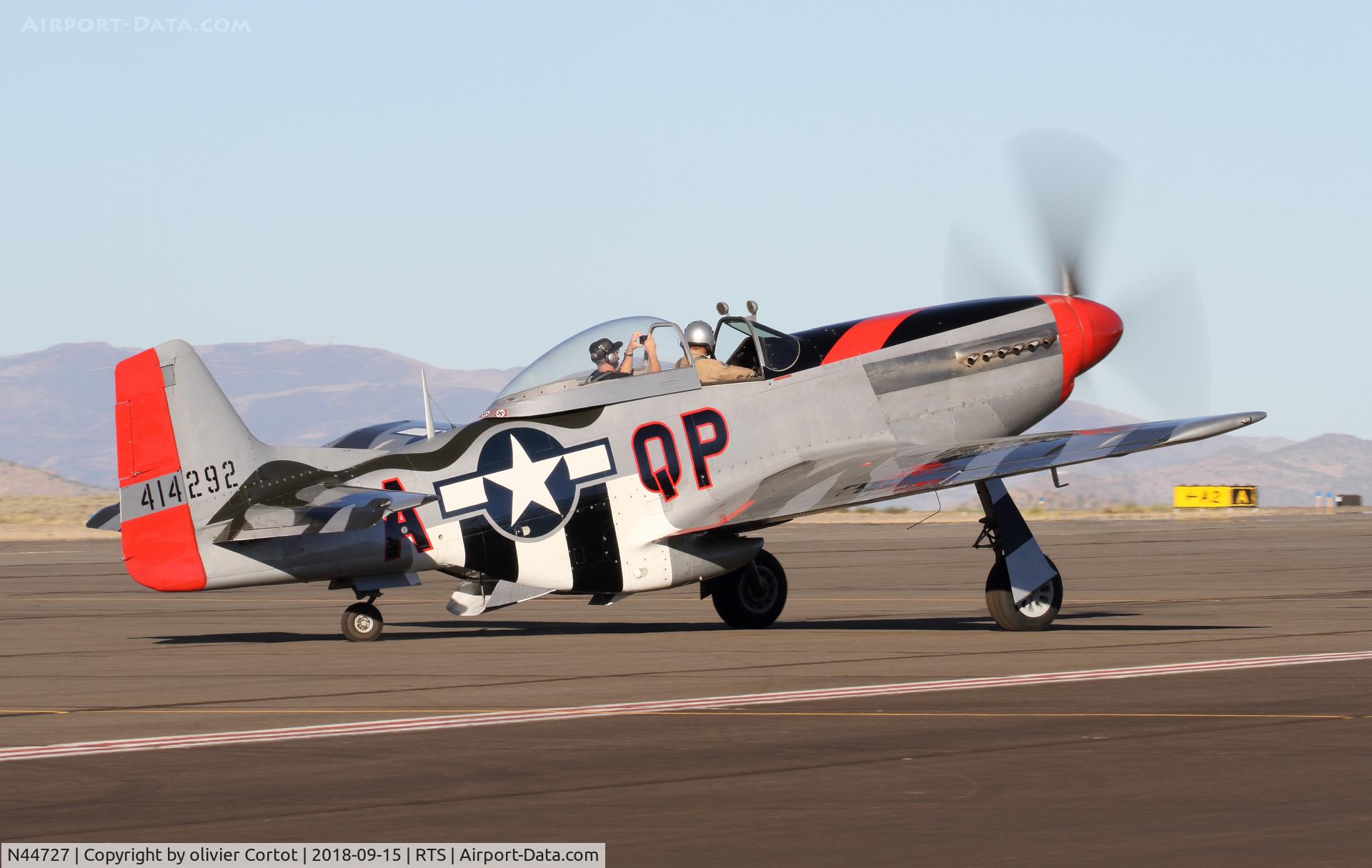 N44727, 1944 North American P-51D Mustang C/N 122-39198, 2018 air races