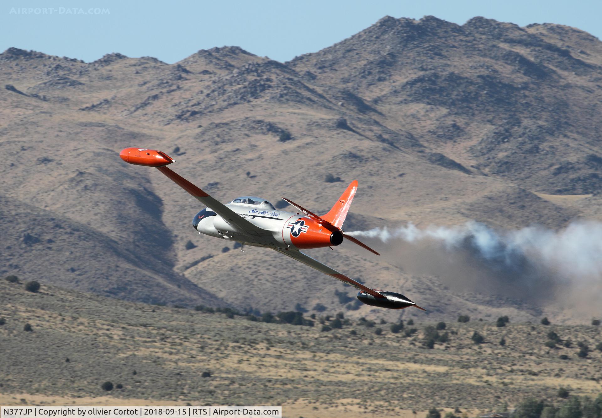 N377JP, Canadair CT-133 Silver Star 3 (CL-30) C/N T33-377, 2018 air races