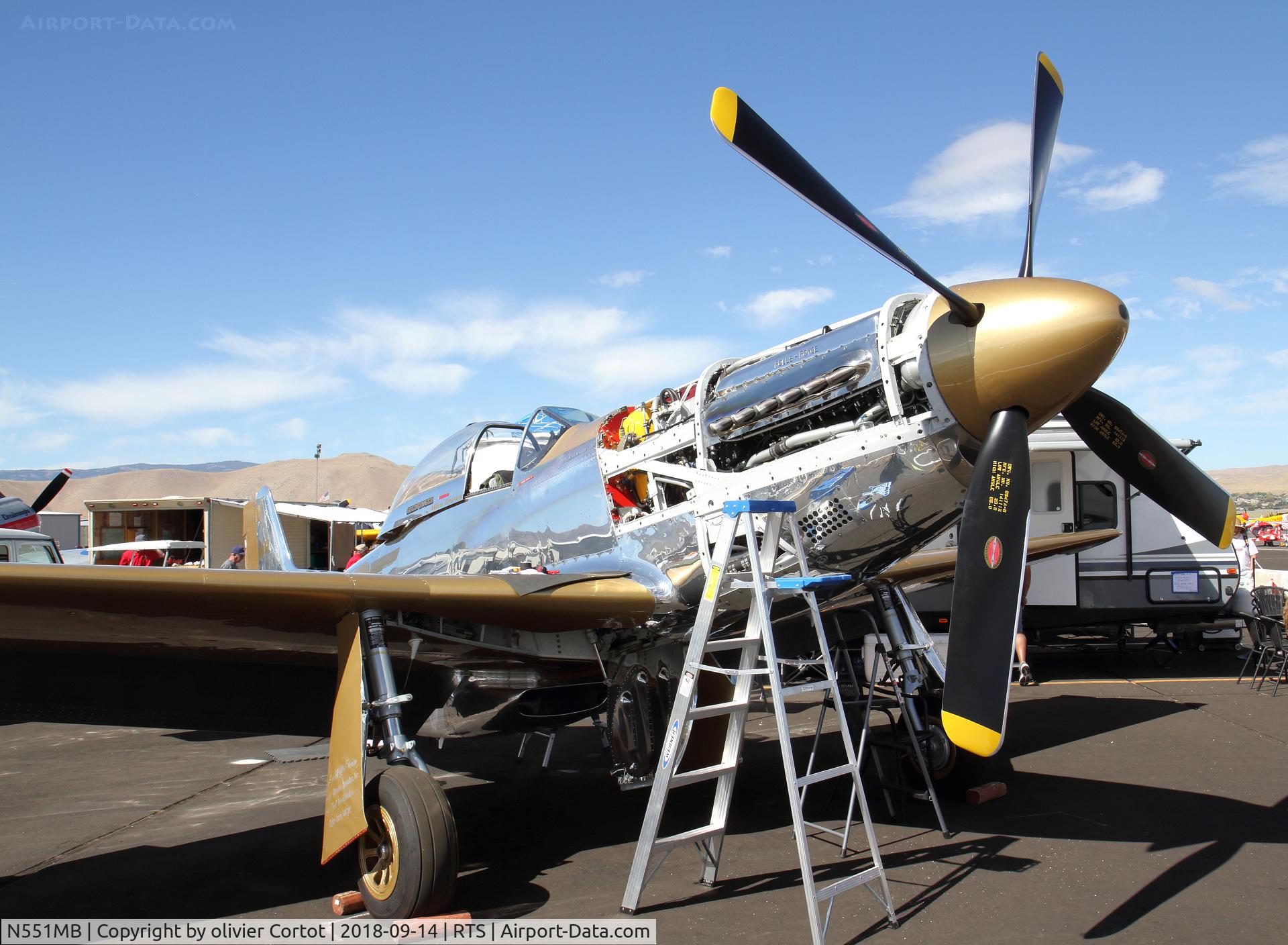 N551MB, 1944 North American P-51D Mustang C/N 44-13253, Reno 2018