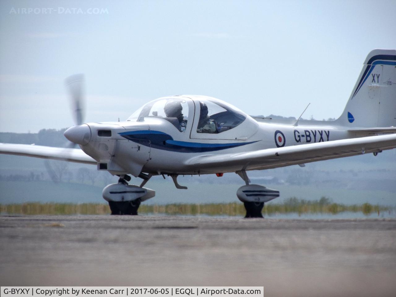 G-BYXY, 2001 Grob G-115E Tutor T1 C/N 82181/E, No. 12 Air Experience Flight - Grob Tutor T1 @ Leuchars Station, Scotland