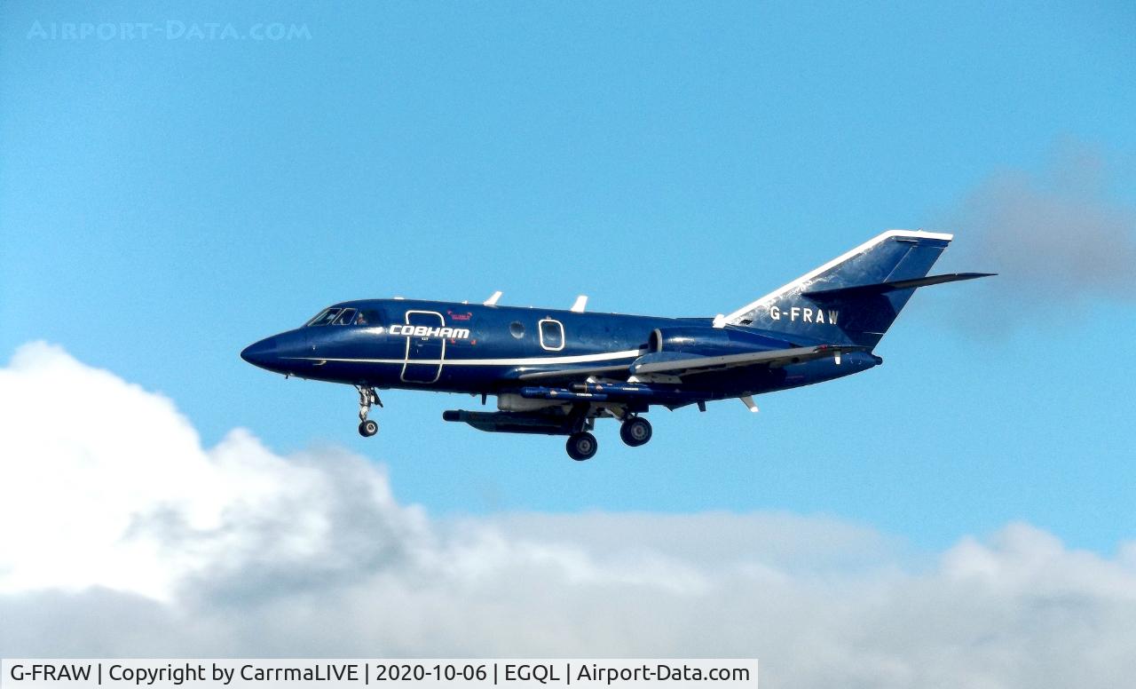 G-FRAW, 1967 Dassault Falcon (Mystere) 20C C/N 114, Cobham - Dassault Falcon FA20DC @ Leuchars Station, Scotland