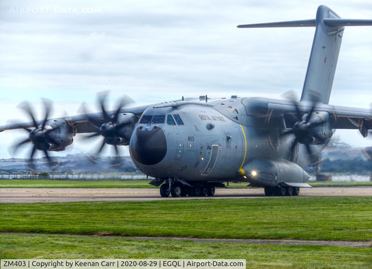 ZM403, 2015 Airbus A400M-180 Atlas C.1 C/N 020, Royal Air Force - Airbus Atlas C.1 @ Leuchars Station, Scotland