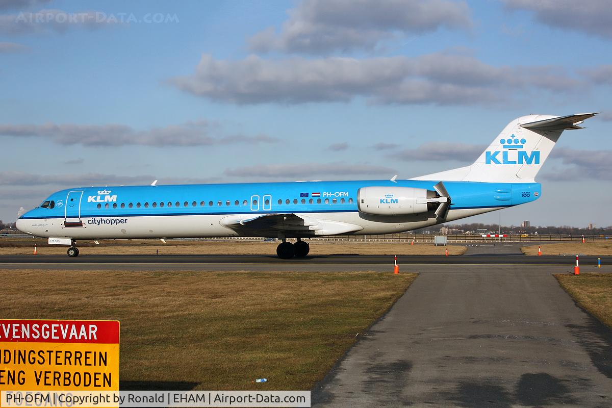 PH-OFM, 1993 Fokker 100 (F-28-0100) C/N 11475, at spl