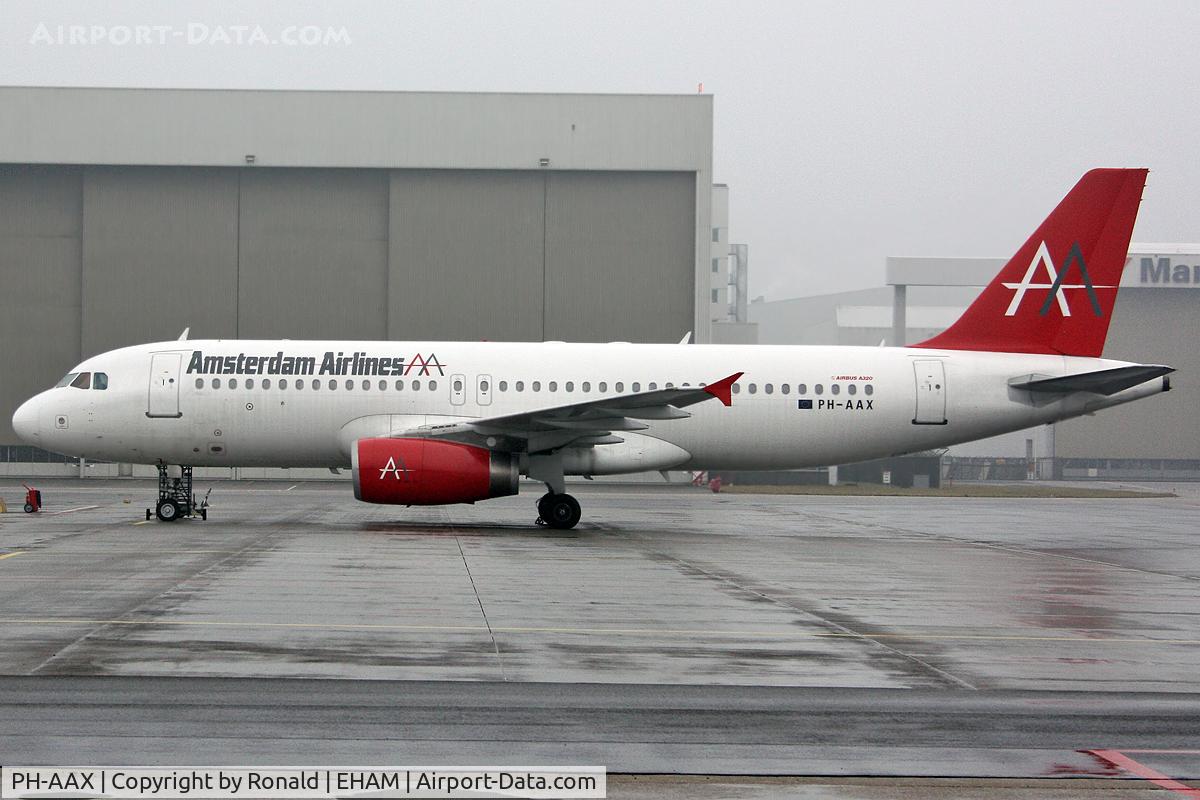 PH-AAX, 1993 Airbus A320-231 C/N 430, at spl