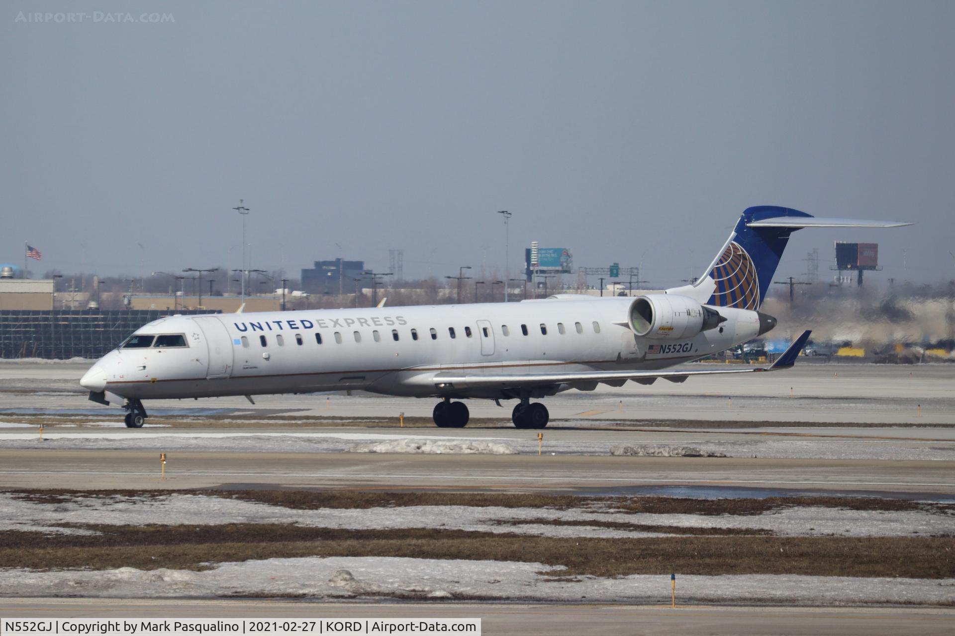 N552GJ, 2009 Bombardier CRJ-702 (CL-600-2C10) C/N 10287, CL-600-2C10