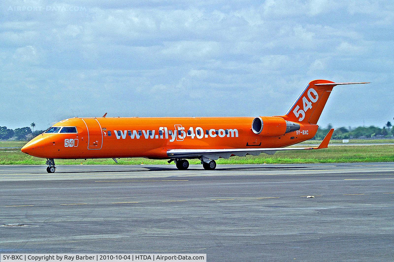 5Y-BXC, 1997 Canadair CRJ-100ER (CL-600-2B19) C/N 7184, 5Y-BXC   Canadair CRJ-100ER [7184] (Fly540) Dar Es Salaam~5H 04/10/2010