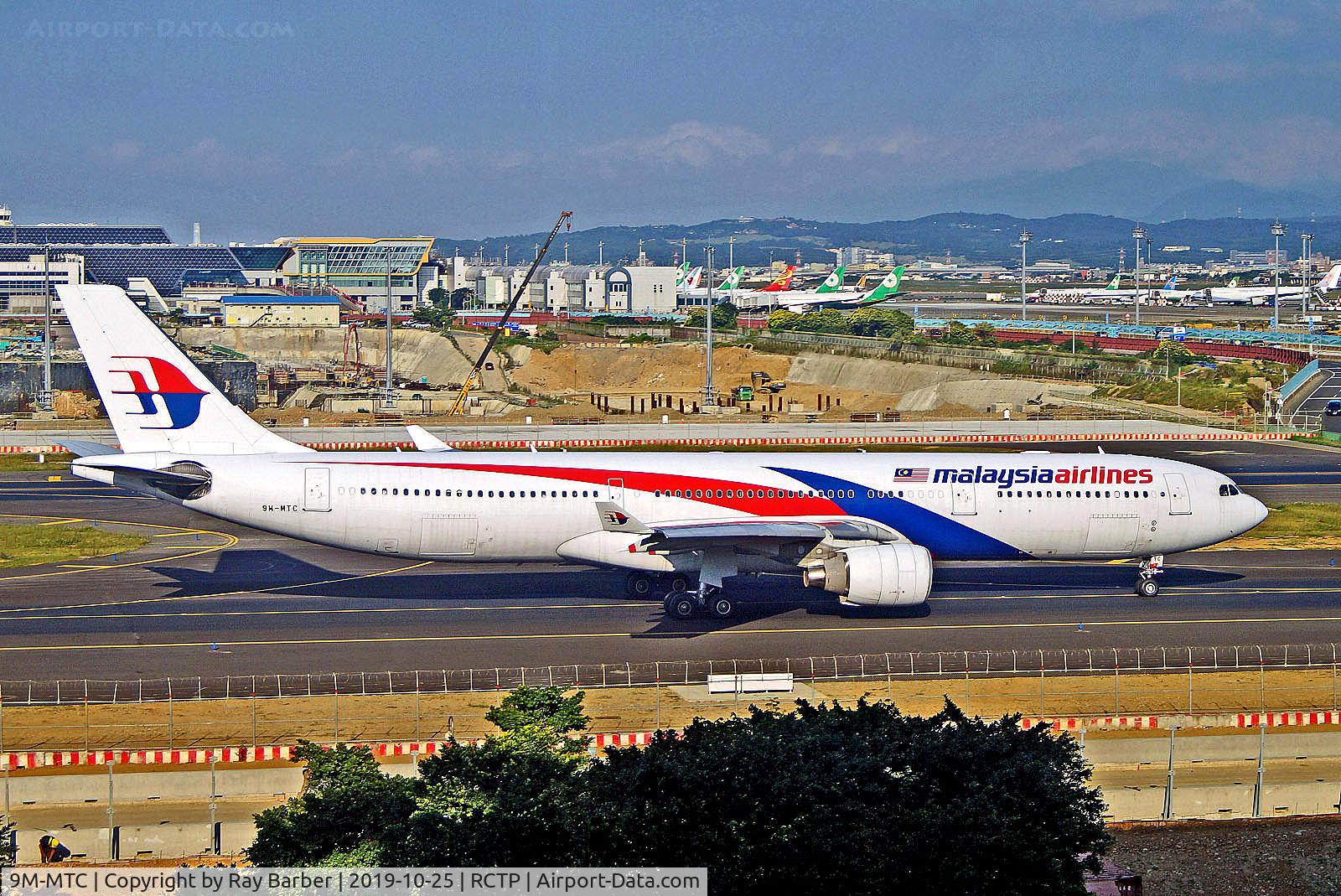 9M-MTC, 2011 Airbus A330-323X C/N 1229, 9M-MTC   Airbus A330-323X [1229] (Malaysia Airlines) Taipei-Taoyuan Int'l~B 25/10/2019