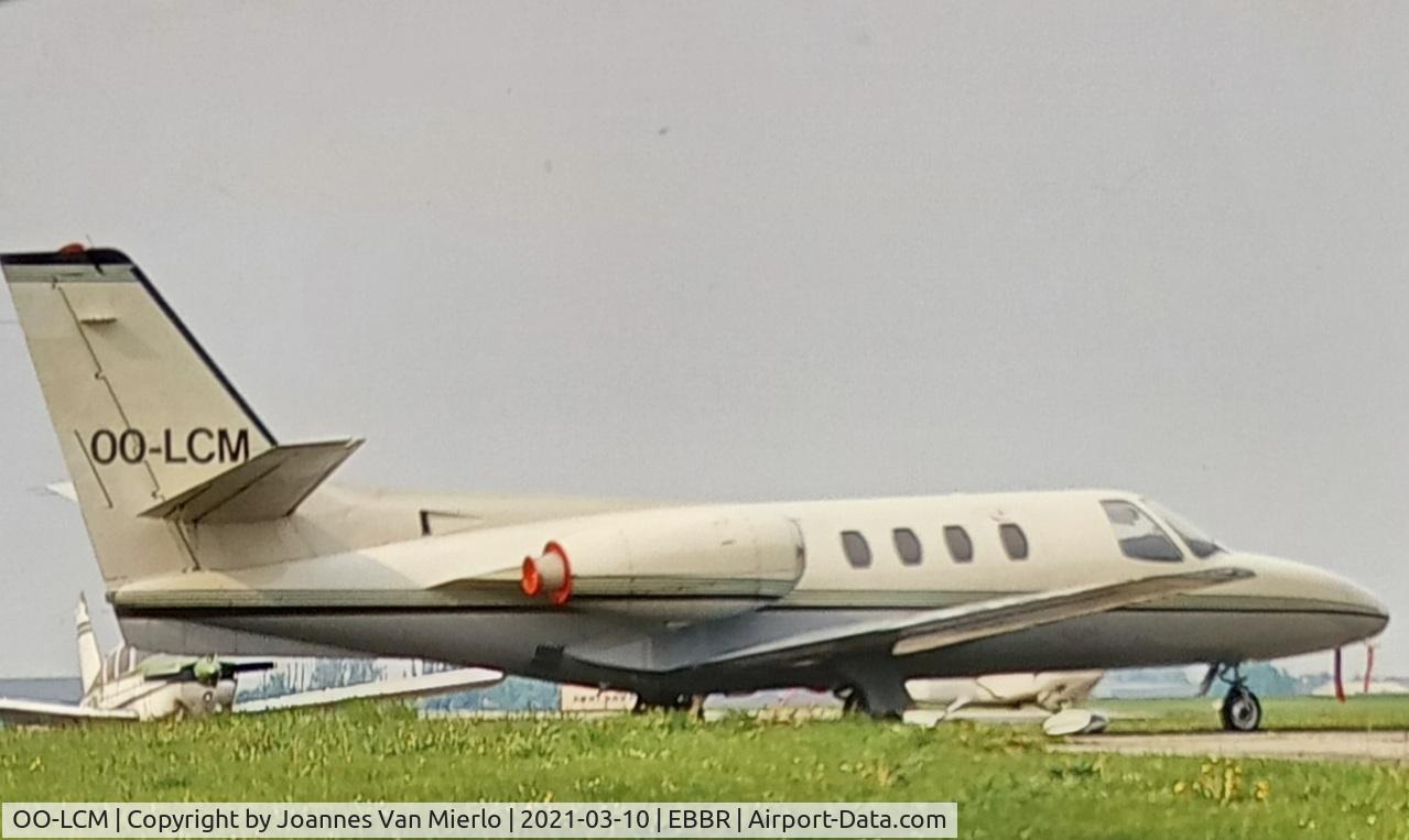 OO-LCM, 1972 Cessna 500 Citation C/N 550-0036, scan from slide