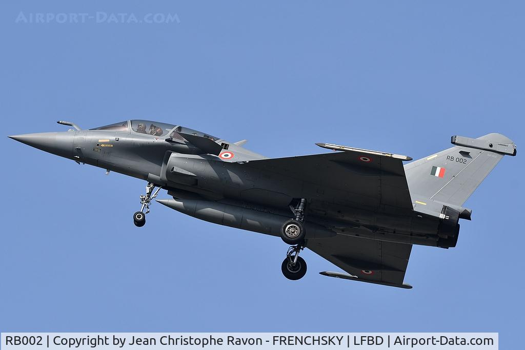 RB002, Dassault Rafale DH C/N 002, INDIAN AIR FORCE
