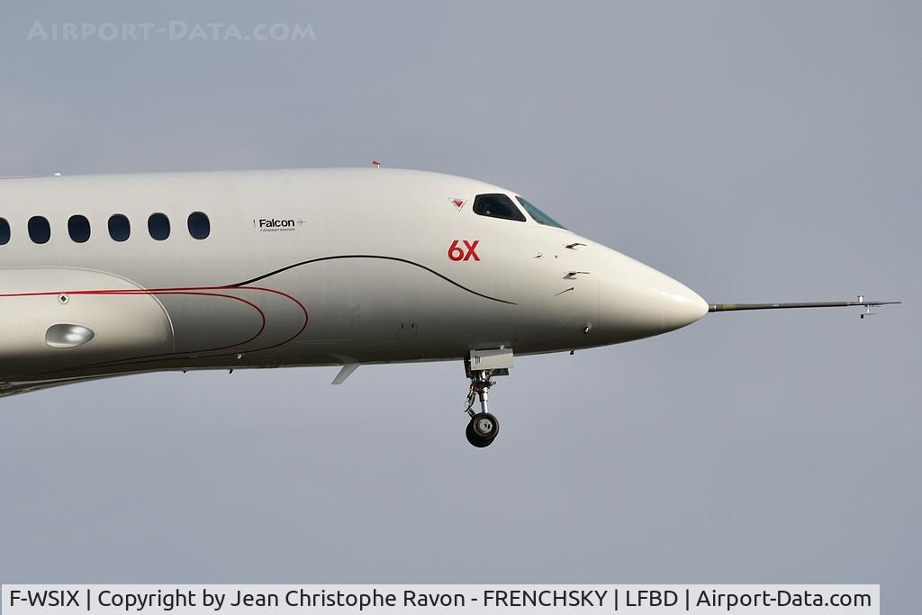 F-WSIX, 2021 Dassault Falcon 6X C/N 0001, First flight 