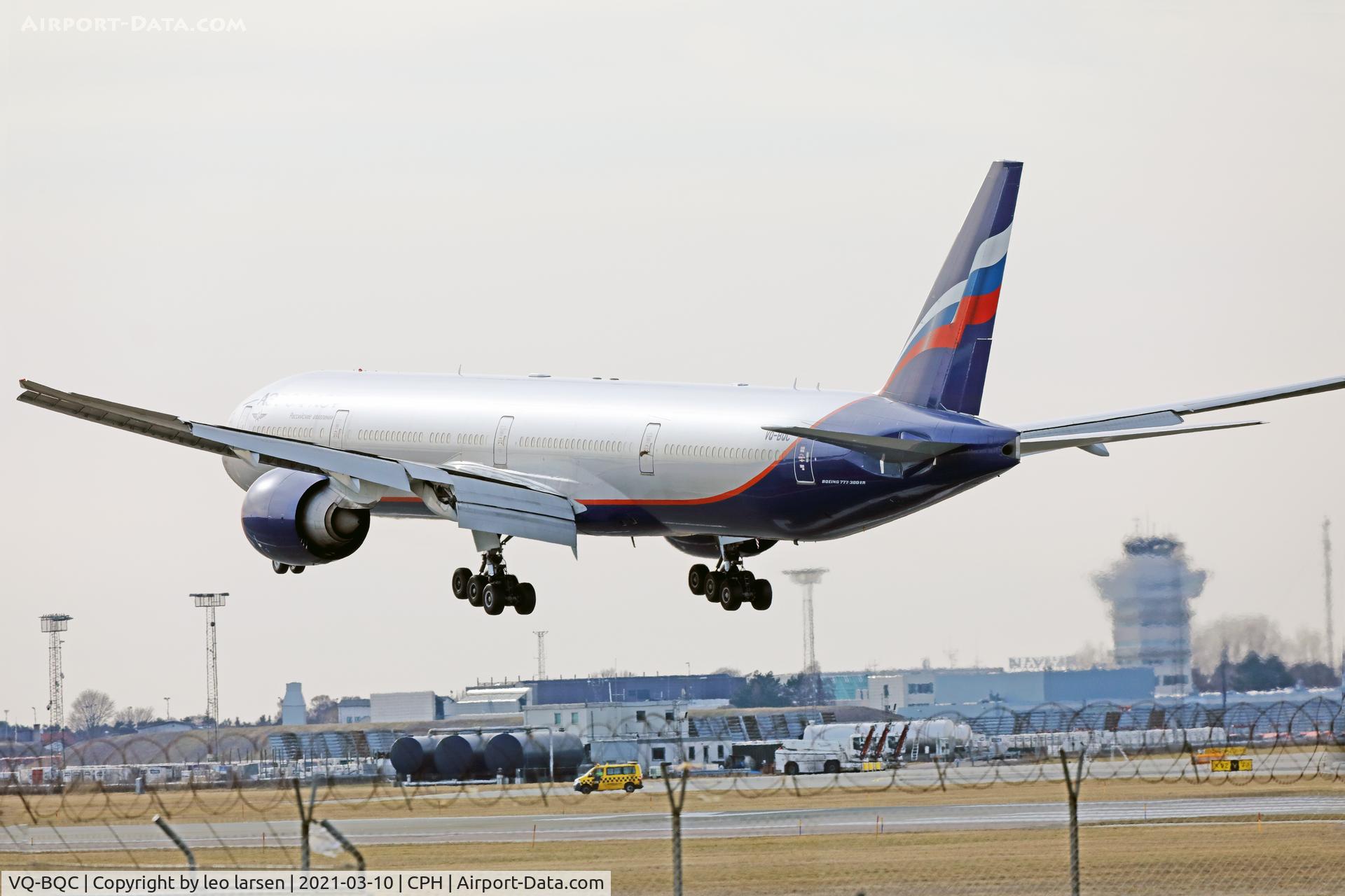 VQ-BQC, 2014 Boeing 777-3M0/ER C/N 41688, Copenhagen 10.3.2021