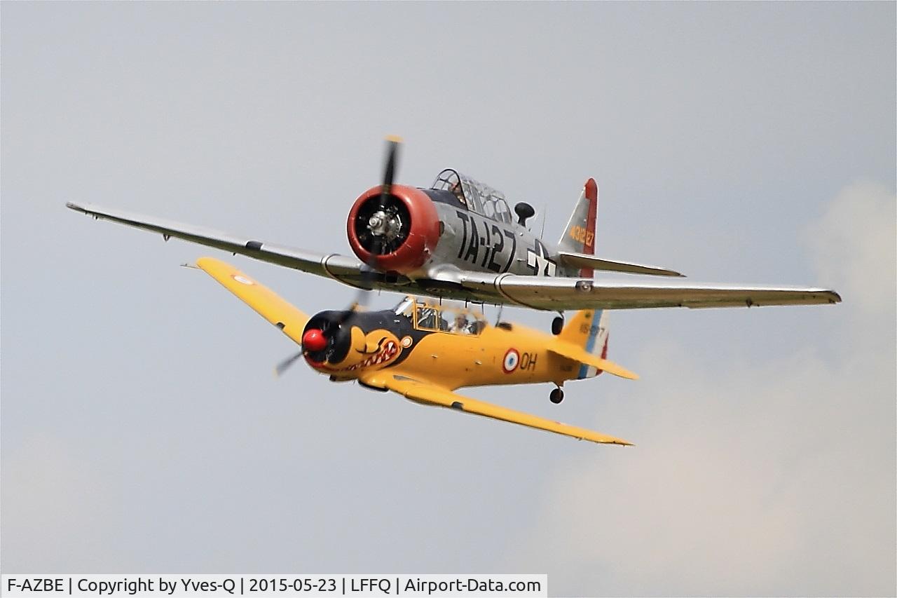 F-AZBE, North American AT-6C Harvard IIA C/N 88-12127, North American AT-6C Harvard IIA, On display, La Ferté-Alais airfield (LFFQ) Airshow 2015