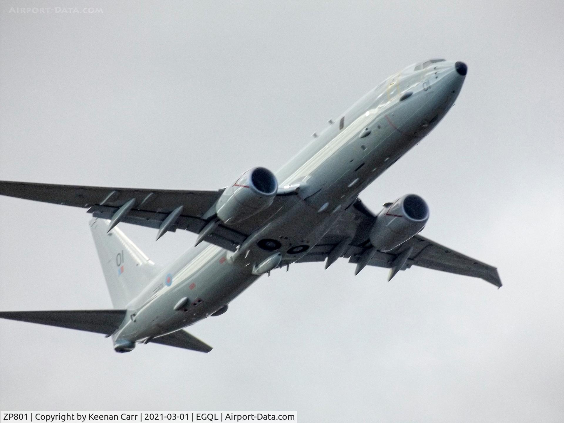 ZP801, 2019 Boeing P-8A Poseidon MRA.1 C/N 64175, No. CXX Squadron - Boeing Poseidon MRA.1 @ Leuchars Station, Scotland