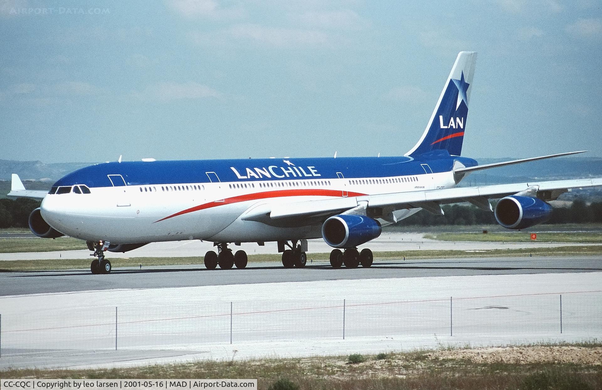 CC-CQC, 2000 Airbus A340-313X C/N 363, Madrid 16.5.2001
