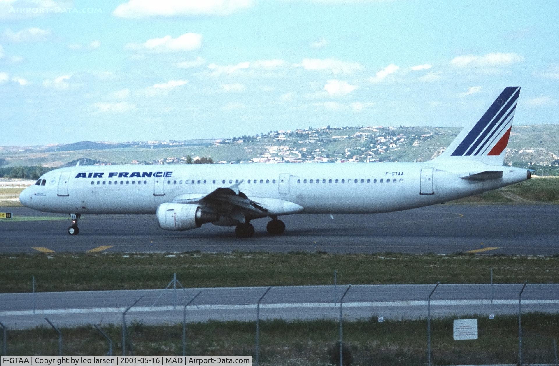 F-GTAA, 1997 Airbus A321-211 C/N 674, Madrid 16.5.2001