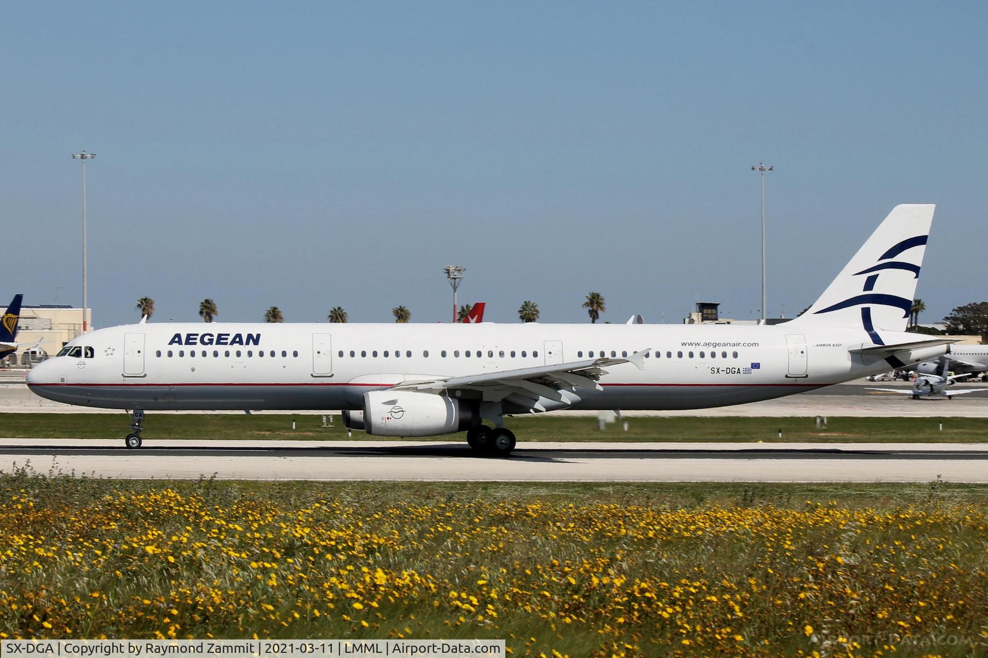 SX-DGA, 2009 Airbus A321-231 C/N 3878, A321 SX-DGA Aegean Airlines