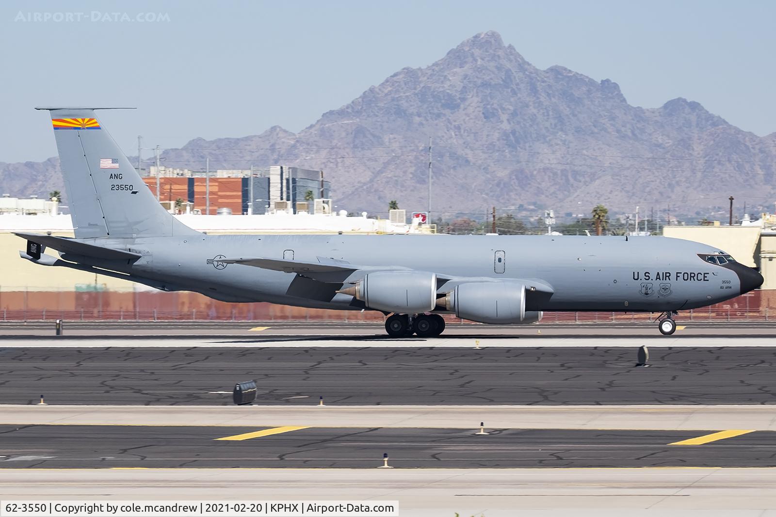 62-3550, 1962 Boeing KC-135R Stratotanker C/N 18533, COPPER8 returning.