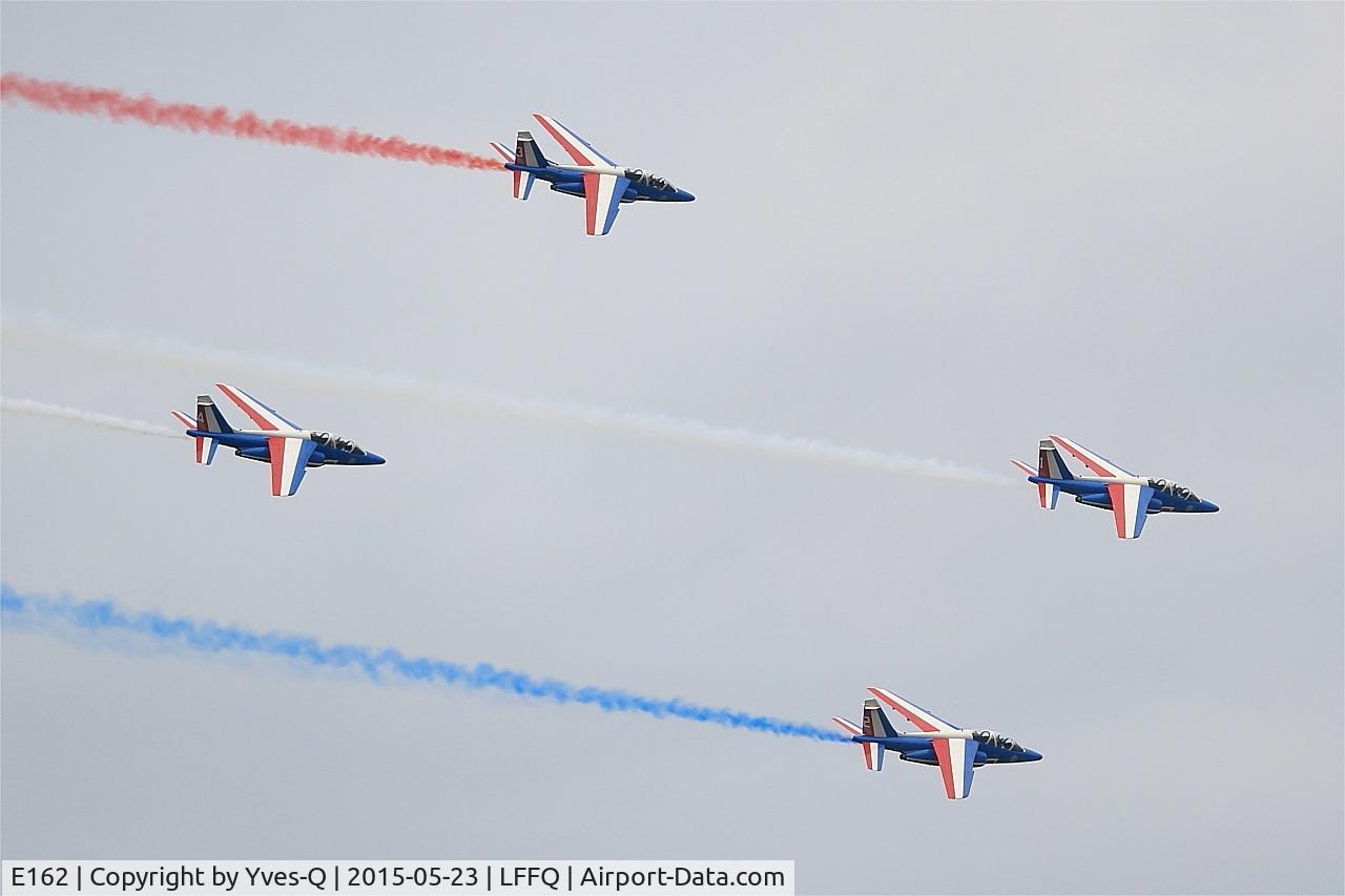 E162, Dassault-Dornier Alpha Jet E C/N E162, Dassault-Dornier Alpha Jet E (F-TERJ), Athos 02 of Patrouille De France 2015, La Ferté-Alais Airfield (LFFQ) Air Show 2015
