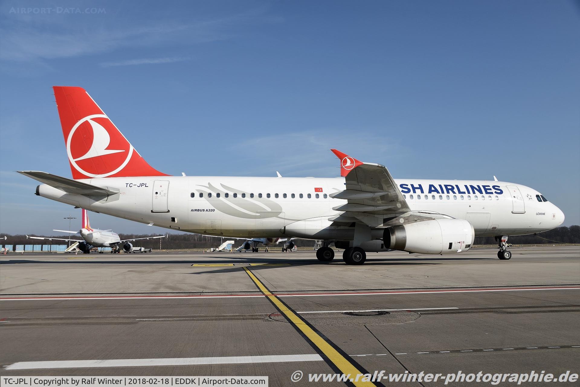 TC-JPL, 2007 Airbus A320-232 C/N 3303, Airbus A320-232 - TK THY Turkish Airlines 'Göreme' - 3303 - TC-JPL - 18.02.2018 - CGN