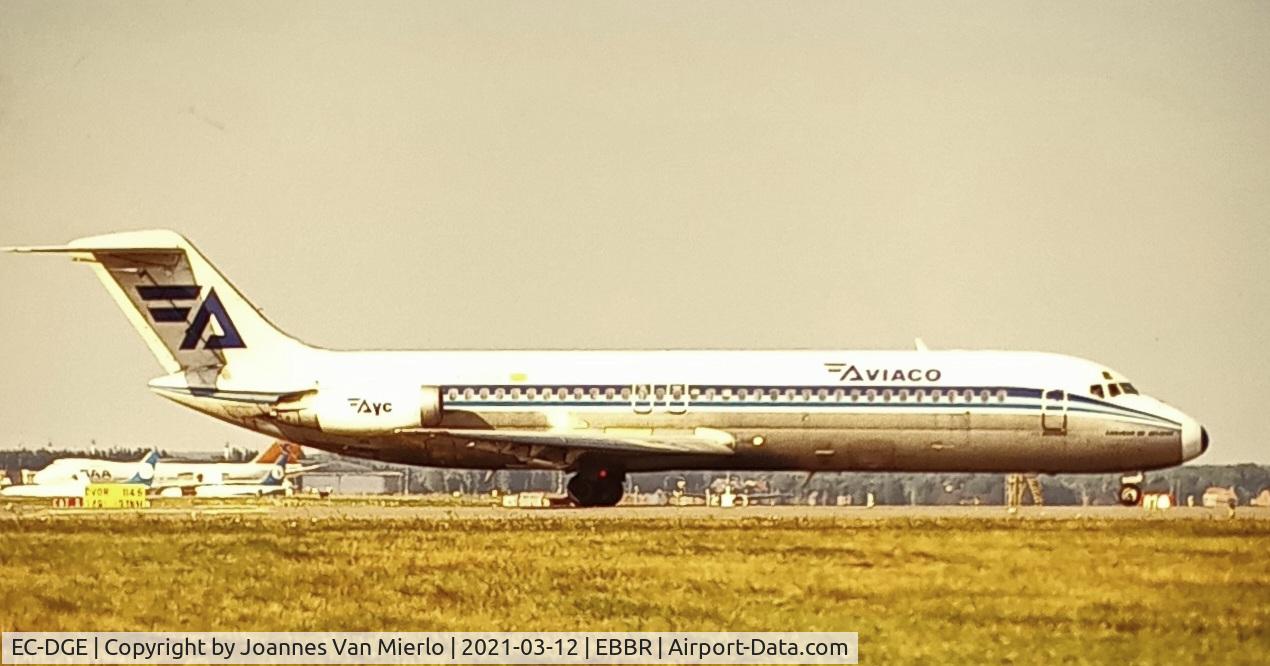 EC-DGE, 1979 Douglas DC-9-34 C/N 48106, scan from slide