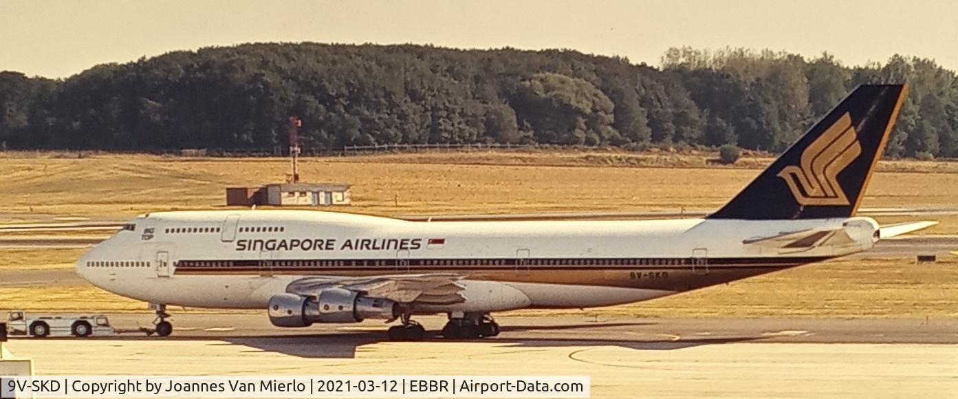 9V-SKD, 1983 Boeing 747-312 C/N 23029, scan from slide