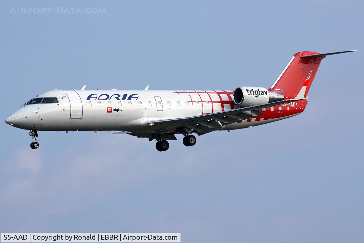 S5-AAD, 1997 Canadair CRJ-200LR (CL-600-2B19) C/N 7166, at bru