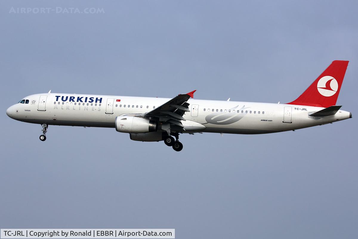 TC-JRL, 2008 Airbus A321-231 C/N 3539, at bru