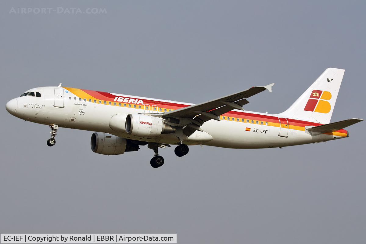 EC-IEF, 2001 Airbus A320-214 C/N 1655, at bru