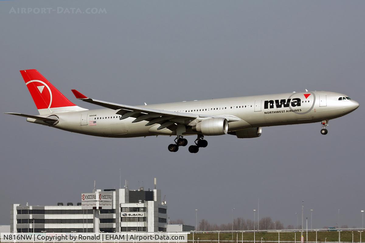 N816NW, 2007 Airbus A330-323X C/N 0827, at spl