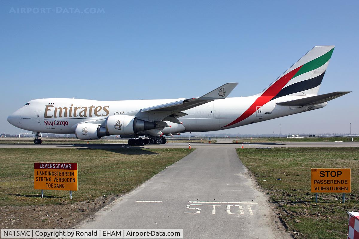 N415MC, 2002 Boeing 747-47UF C/N 32837, at spl