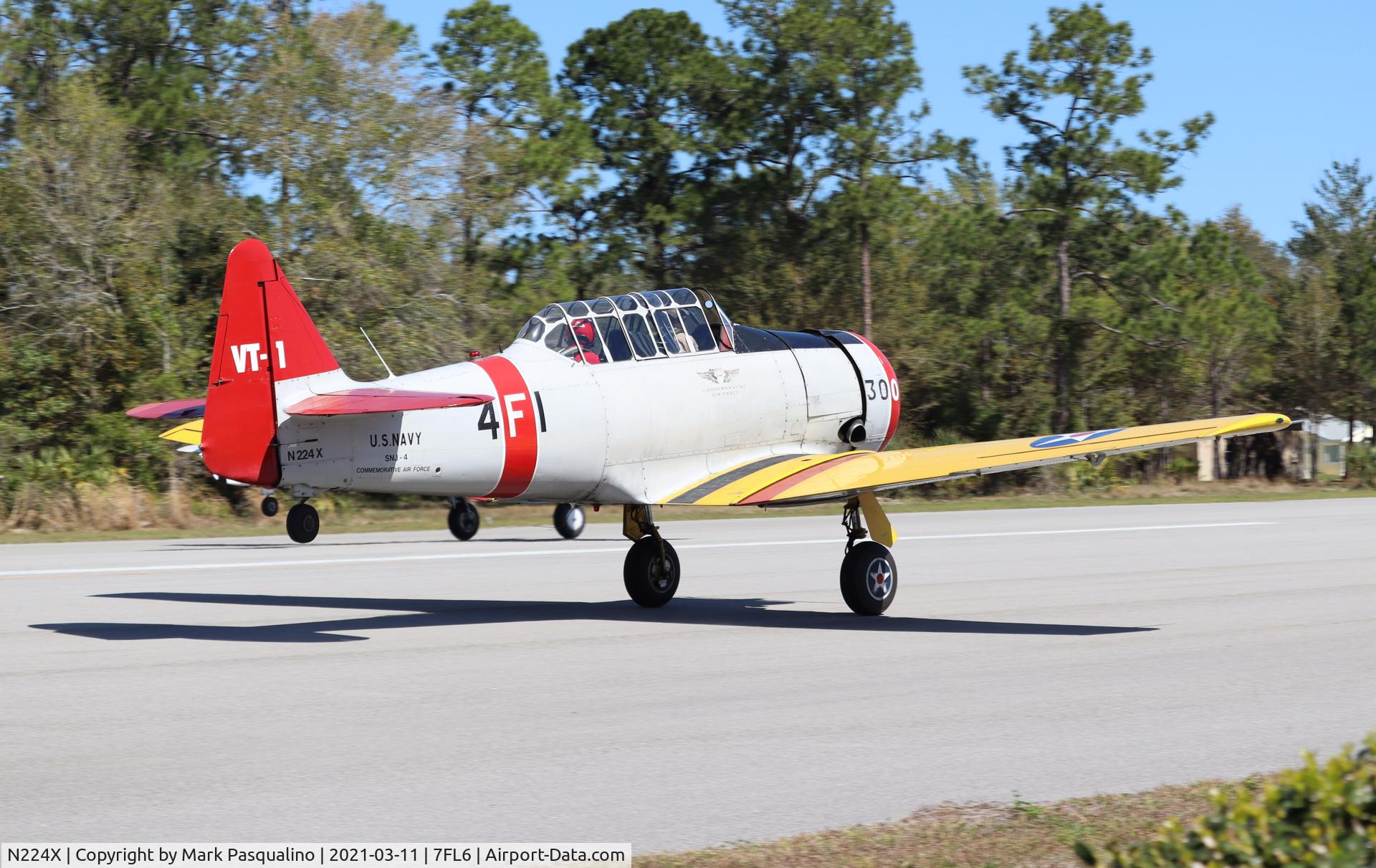 N224X, 1941 North American SNJ-4 Texan C/N 88-13041, North American SNJ-4