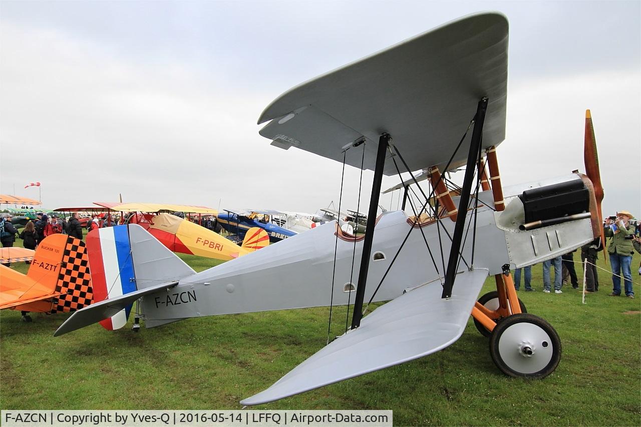 F-AZCN, Royal Aircraft Factory SE-5A Replica C/N 02, Royal Aircraft Factory SE-5A Replica, Static display, La Ferté-Alais Airfield (LFFQ) Air show 2016