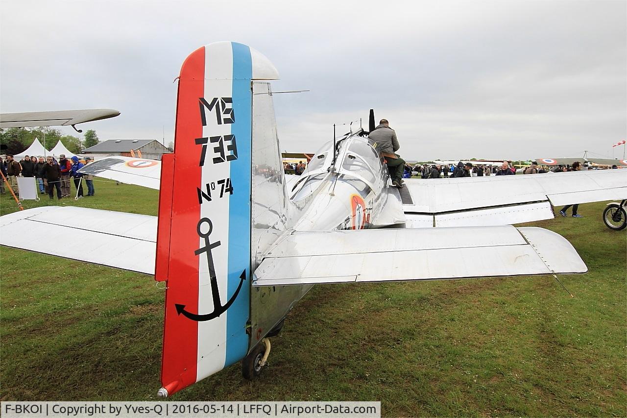 F-BKOI, Morane-Saulnier MS-733 Alcyon C/N 74, Morane-Saulnier MS-733 Alcyon, Static display, La Ferté-Alais airfield (LFFQ) Airshow 2016