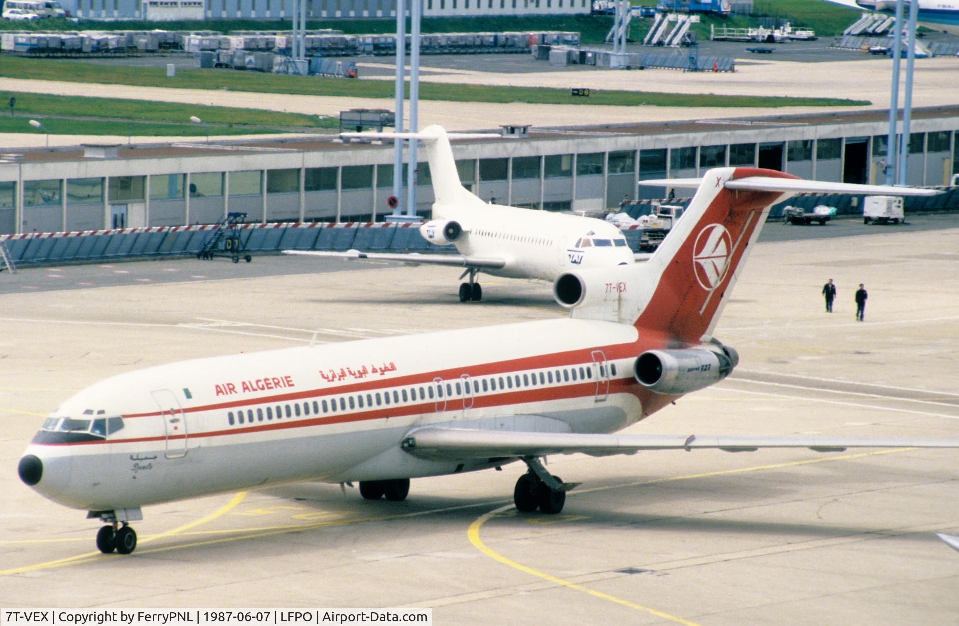 7T-VEX, 1982 Boeing 727-2D6 C/N 22765-1801, Air Algerie B727