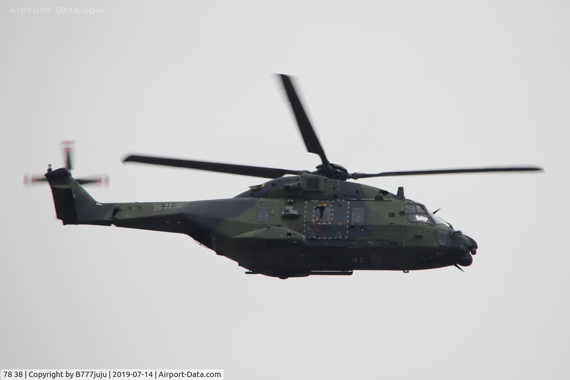 78 38, NHI NH-90 Caiman C/N TGEA0038, during French Parade over Paris