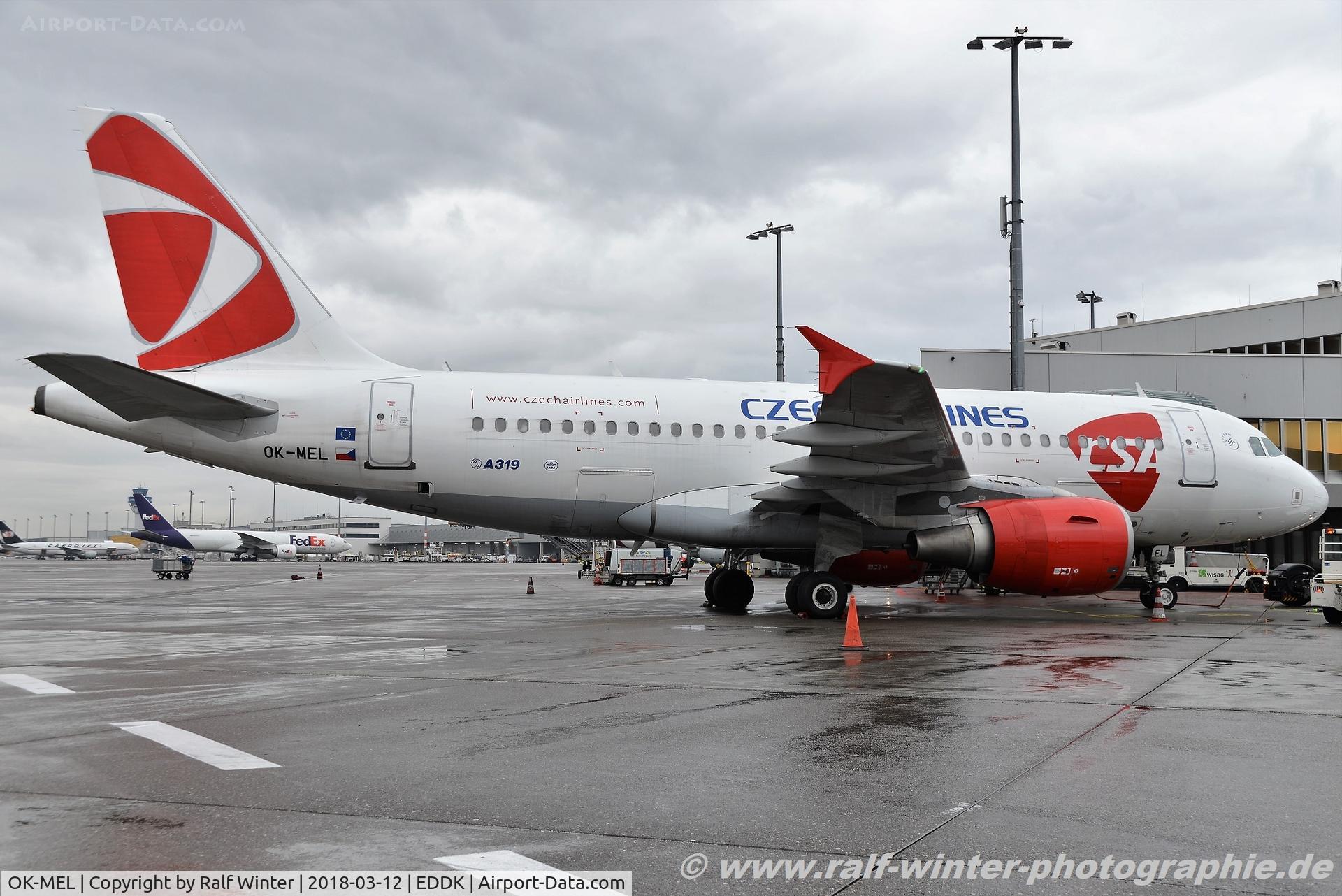 OK-MEL, 2007 Airbus A319-112 C/N 3094, Airbus A319-112 - OK CSA CSA Czech Airlines 'Vysocina' - 3094 - OK-MEL - 12.03.2018 - CGN
