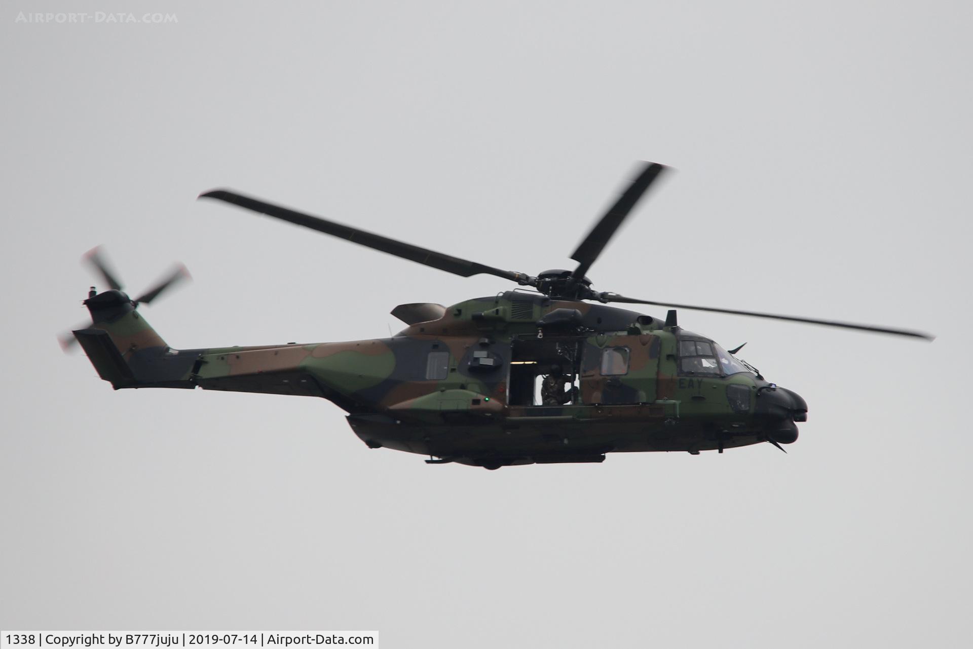 1338, 2017 NHI NH-90 TTH Caiman C/N 1338, during French Parade over Paris