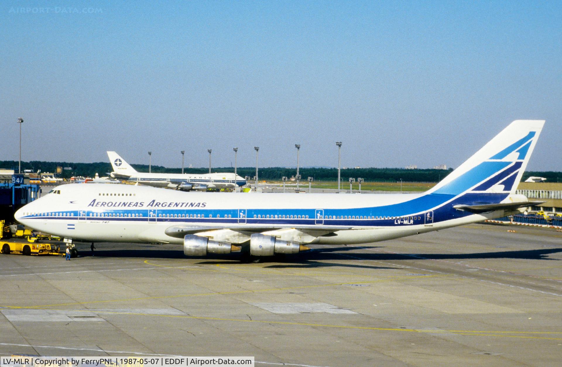 LV-MLR, 1979 Boeing 747-287B C/N 21727, Aerolineas Argentinas B742