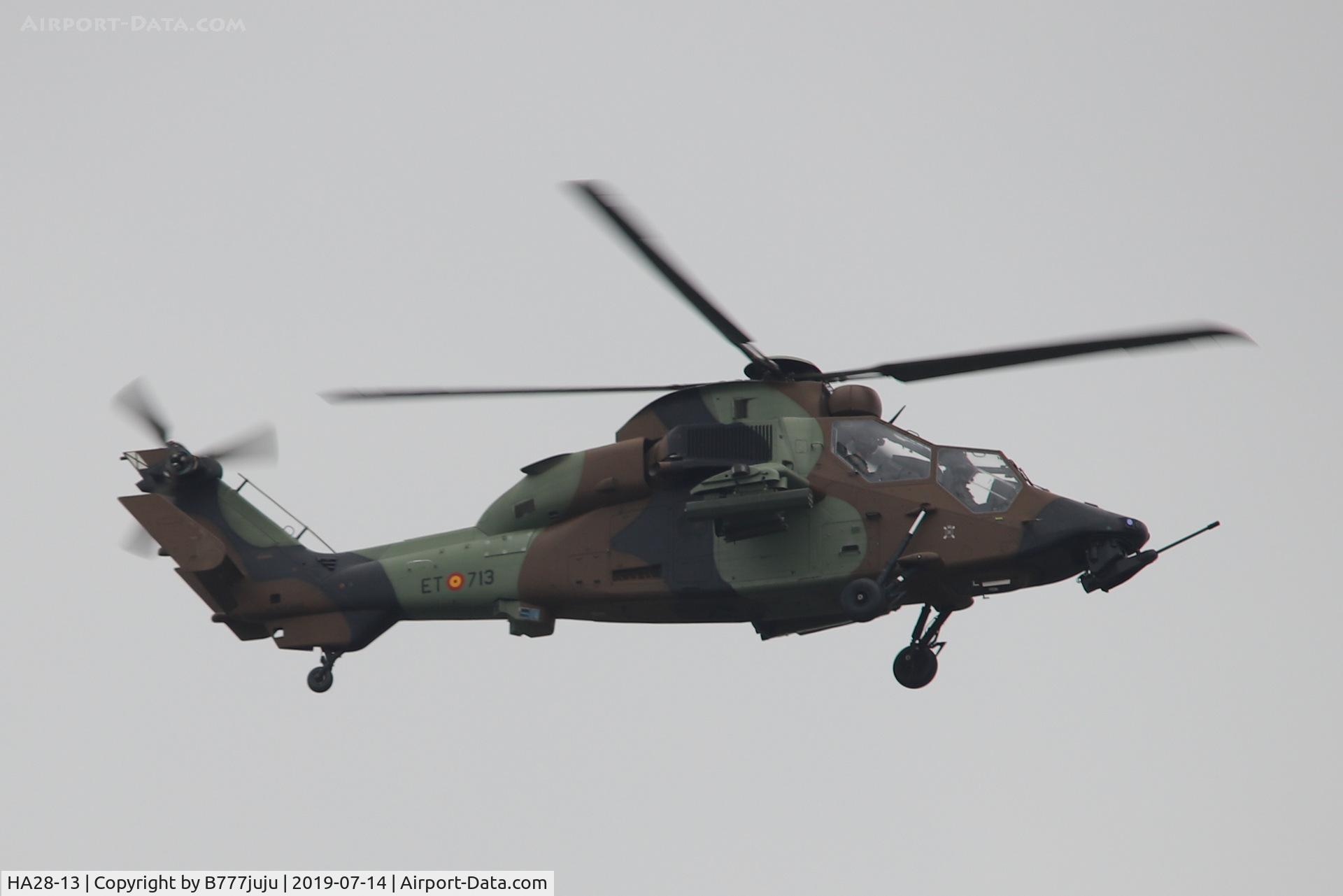 HA28-13, Eurocopter EC-665 Tiger HAD C/N 10043, during French Parade over Paris